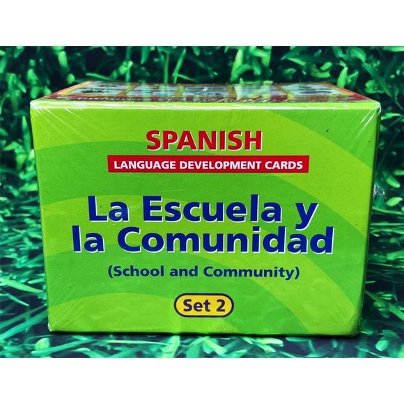 GeoSafari Smart Talk Electronic Learning Game Spanish Development Cards Set 2 - Picture 5 of 5